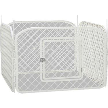 Strong Plastik Katlanır Köpek Çiti 4 Parça