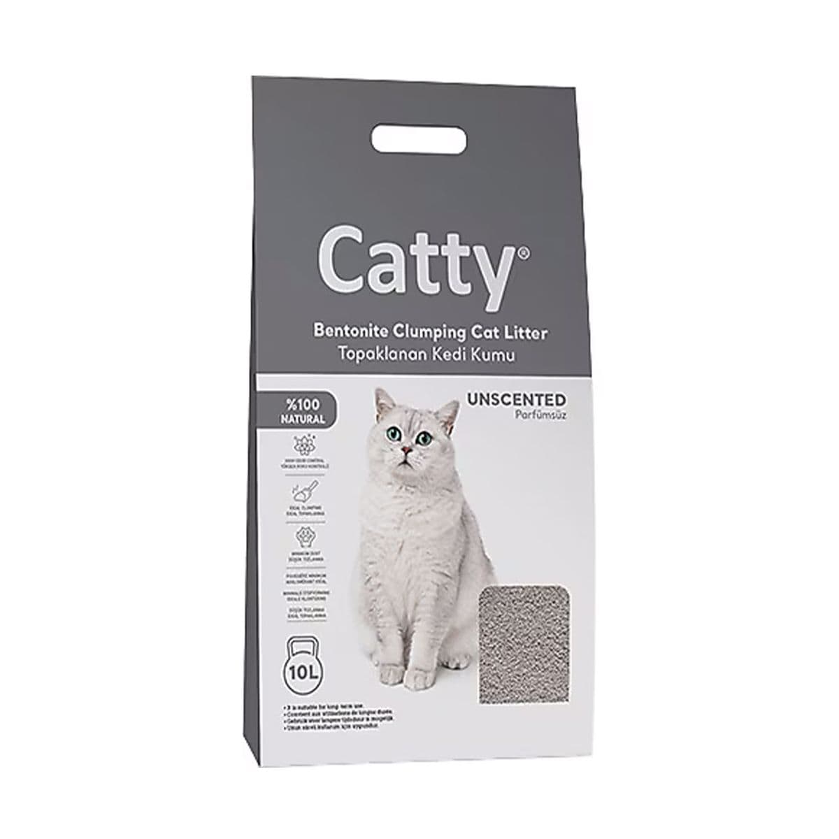 JollyCat Sabunlu Bentonit Kedi Kumu 10L - 1