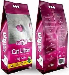 JollyCat Pudralı Bentonit Kedi Kumu 5L