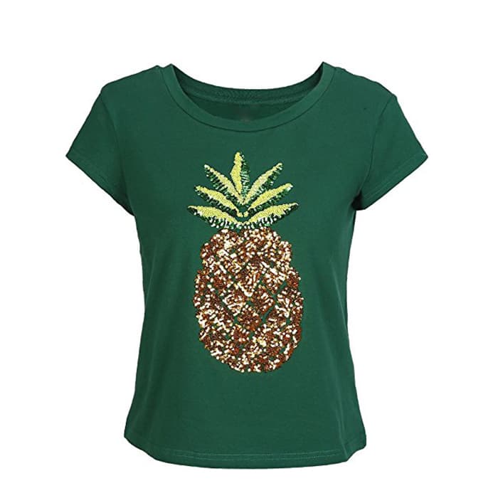 Flypet T-Shirt Ananas Desen 5'li Set