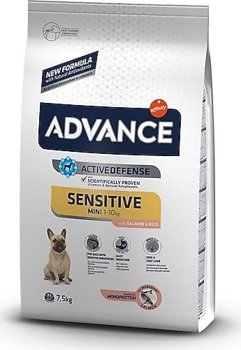 Advance Sensitive Somonlu Pirinçli Mini Irk Maması 7kg - 1