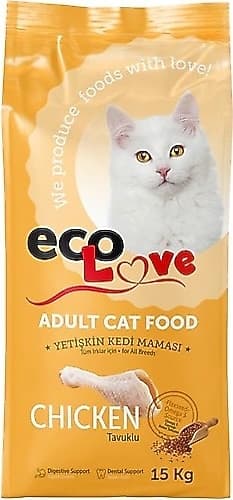 Eco Love Tavuklu Yetişkin Kedi Maması 15kg