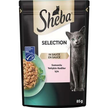 Sheba Selection Somonlu Kedi Pouch 85gr 28'li - 1