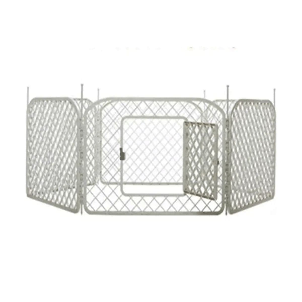 Strong Plastik Katlanır Köpek Çiti 6 Parça - 1