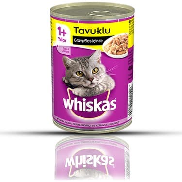 Whiskas Tavuklu Kedi Konserve 400gr 24'lü - 1