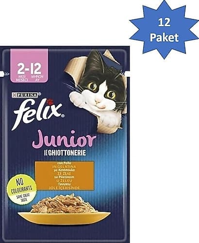 Felix Karışık Kedi Pouch 85gr 12'li - 1