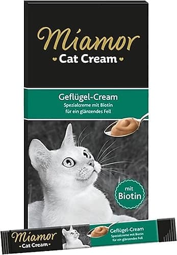 Miamor Cream Tavuklu Kedi Ödülü 6x15gr - 1