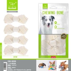 Nunbell Beyaz Düğüm Kemik 5cm 4'lü - 1