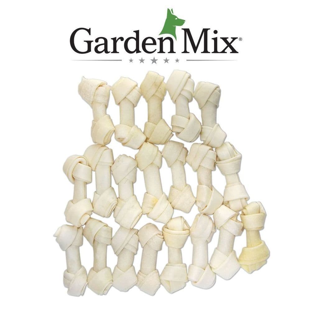 Garden Mix Beyaz Düğüm Kemik 7cm 20'li - 1