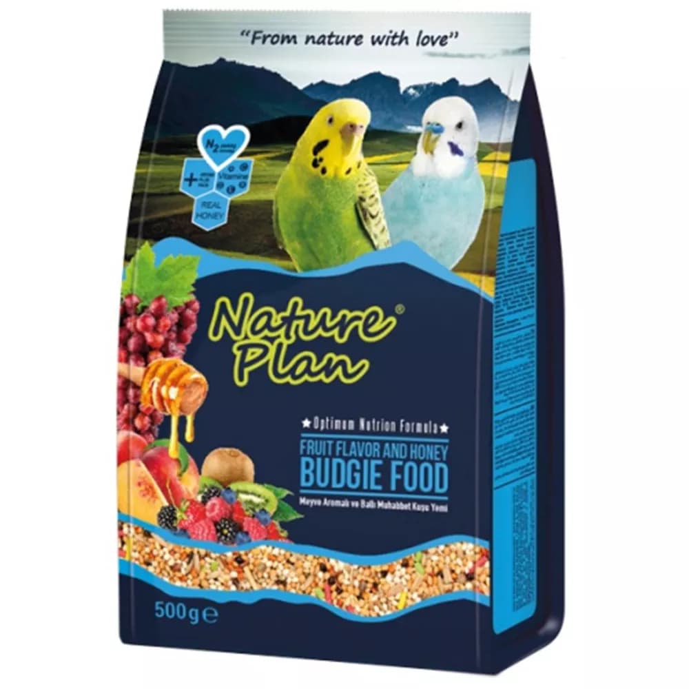 Nature Plan Meyve Aromalı Ballı Muhabbet Yemi 500gr - 1