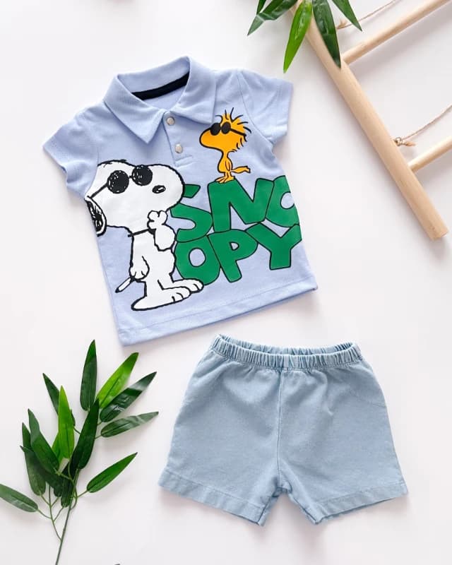 Flypet Snoopy T-Shirt Kırmızı 5'li Set